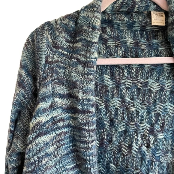 Soft Surroundings Zadie Sweater Topper, Frosted Aqua, Size S - Picture 3 of 7